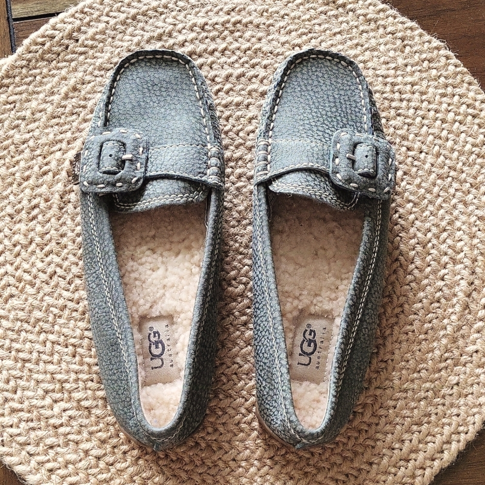 UGG Thelma Suede Moccasin Slip On Shoes